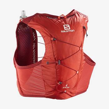 Salomon ACTIVE SKIN 4 Naisten Juoksureppu Punainen | FI-O2092