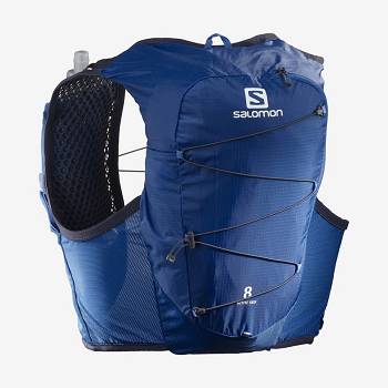 Salomon ACTIVE SKIN 8 Naisten Juoksureppu Sininen | FI-S2353