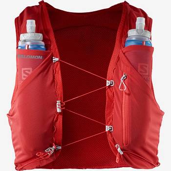 Salomon ADV SKIN 5 Miesten Juoksureppu Punainen | FI-N1498