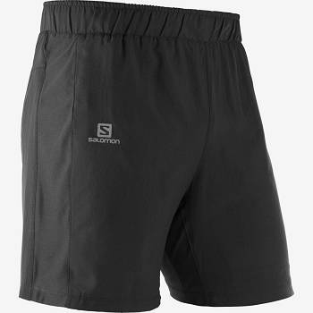 Salomon AGILE 2IN1 Miesten Shortsit Mustat | FI-L1683