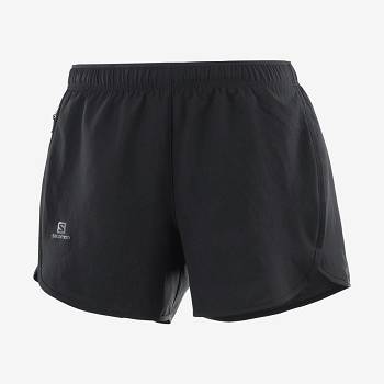 Salomon AGILE Naisten Shortsit Mustat | FI-A1458