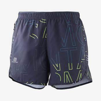 Salomon AGILE Naisten Shortsit Sininen | FI-A2088