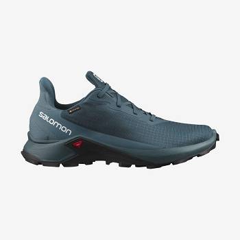Salomon ALPHACROSS 3 GORE-TEX Miesten Vedenpitävät Kengät Sininen | FI-N2240