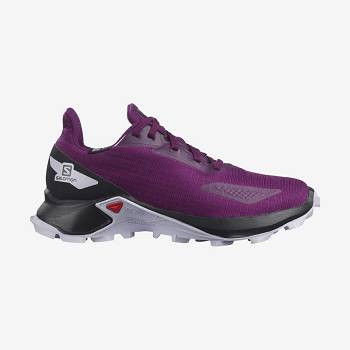 Salomon ALPHACROSS BLAST CLIMASALOMON™ Lasten Vedenpitävät Kengät Violetit | FI-N1792