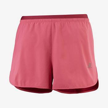 Salomon CROSS 3'' Naisten Shortsit Punainen | FI-O1294