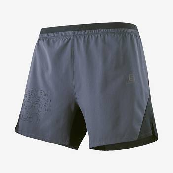 Salomon CROSS 5'' Miesten Shortsit Harmaat | FI-O2048