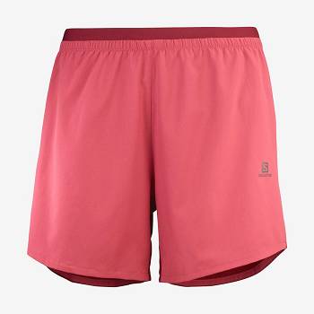 Salomon CROSS 5'' Naisten Shortsit Punainen | FI-O2190