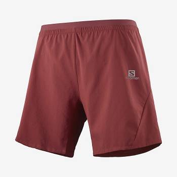 Salomon CROSS 7'' Miesten Shortsit Punainen | FI-M1615