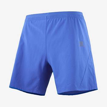 Salomon CROSS 7'' Miesten Shortsit Sininen | FI-S2038