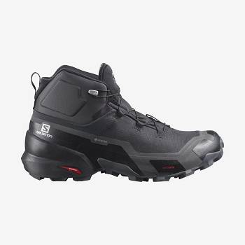 Salomon CROSS HIKE MID GORE-TEX Miesten Vaelluskengät Harmaat Mustat | FI-W2290
