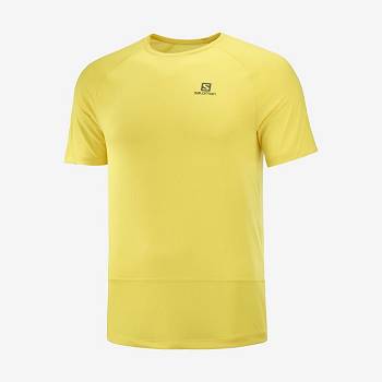 Salomon CROSS RUN Miesten T Paidat Keltainen | FI-O1397