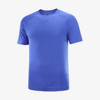 Salomon CROSS RUN Miesten T Paidat Sininen | FI-L1711
