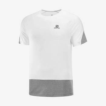 Salomon CROSS RUN Miesten T Paidat Valkoinen | FI-A1395