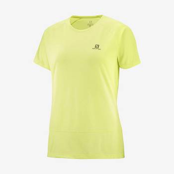 Salomon CROSS RUN Naisten T Paidat Ye | FI-S1898