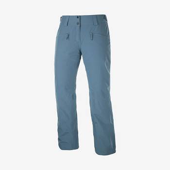 Salomon EDGE Naisten Hiihtohousut Turkoosi | FI-O1644