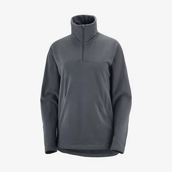 Salomon ESSENTIAL COSY FLEECE Naisten Huppari Harmaat | FI-L1354