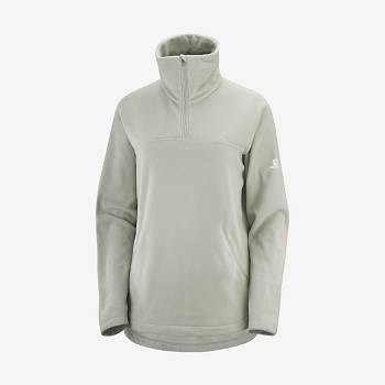 Salomon ESSENTIAL COSY FLEECE Naisten Huppari Valkoinen | FI-M1251