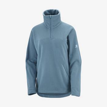 Salomon ESSENTIAL COSY FLEECE Naisten Huppari Sininen | FI-M1783