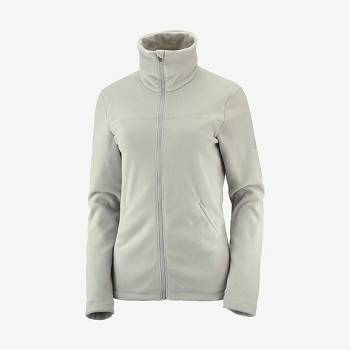 Salomon ESSENTIAL COSY FLEECE Naisten Huppari Beige | FI-N1015