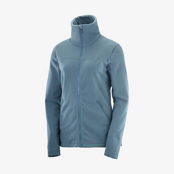 Salomon ESSENTIAL COSY FLEECE Naisten Huppari Sininen | FI-N2583