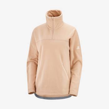 Salomon ESSENTIAL COSY FLEECE Naisten Huppari Pinkki | FI-O1054