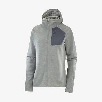 Salomon ESSENTIAL LIGHTWARM HOODED Naisten Huppari Vihreä | FI-O2615