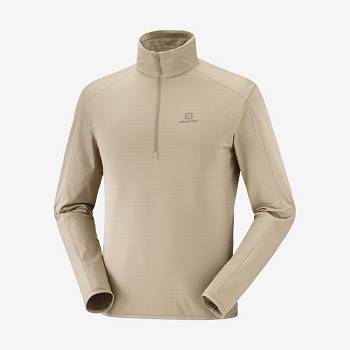 Salomon ESSENTIAL LIGHTWARM Miesten Huppari Beige | FI-N2296