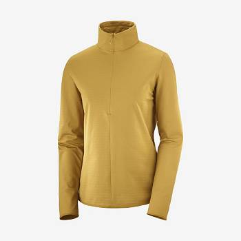 Salomon ESSENTIAL LIGHTWARM Naisten Huppari Keltainen | FI-L1935