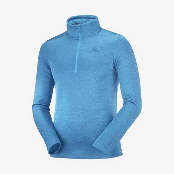 Salomon ESSENTIAL LIGHTWARM SEAMLESS Miesten Huppari Sininen | FI-A1185