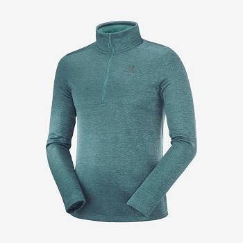 Salomon ESSENTIAL LIGHTWARM SEAMLESS Miesten Huppari Vihreä | FI-M1223