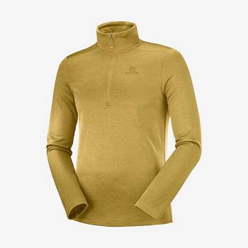 Salomon ESSENTIAL LIGHTWARM SEAMLESS Miesten Huppari Keltainen | FI-O2064