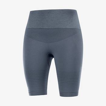 Salomon ESSENTIAL MOVE ON SEAMLESS Naisten Shortsit Harmaat | FI-W1050