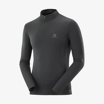 Salomon ESSENTIAL SEAMLESS Miesten Huppari Mustat | FI-O2057