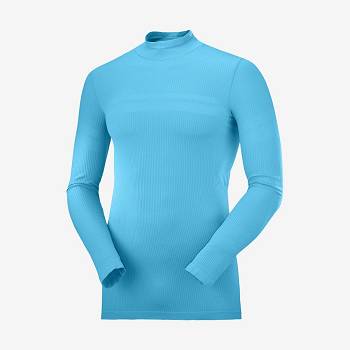 Salomon ESSENTIAL SEAMLESS Miesten T Paidat Sininen | FI-O1686
