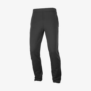 Salomon ESSENTIAL WARM FLEECE Miesten Housut Mustat | FI-L1116