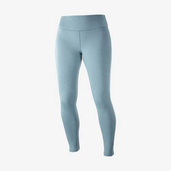 Salomon ESSENTIAL WARM Naisten Juoksuhousut Sininen | FI-M2539