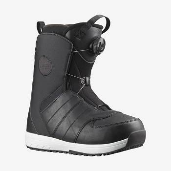 Salomon LAUNCH BOA JR Lasten Monot Mustat | FI-O2043