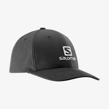 Salomon LOGO Miesten Hatut Mustat | FI-L2012