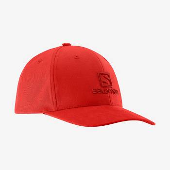 Salomon LOGO Naisten Hatut Punainen | FI-S1030