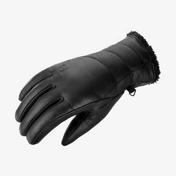 Salomon NATIVE Naisten Käsineet Mustat | FI-S2381