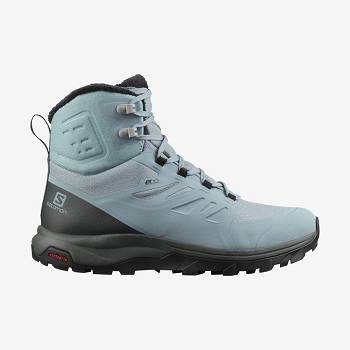 Salomon OUTBLAST THINSULATE™ CLIMASALOMON™ Naisten Vedenpitävät Talvikengät Sininen | FI-L1130