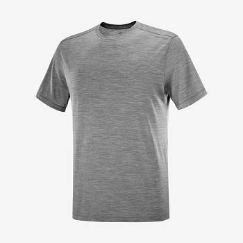 Salomon OUTLIFE MERINO BLEND Miesten T Paidat Harmaat | FI-O1028