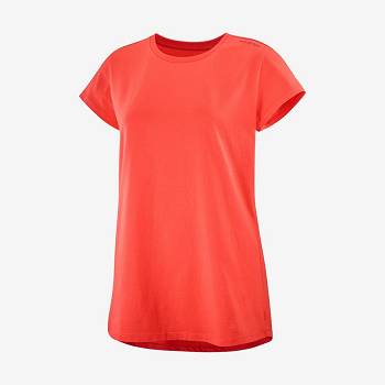 Salomon OUTLIFE SCOOP HEM TEE W Naisten T Paidat Oranssi | FI-A2585