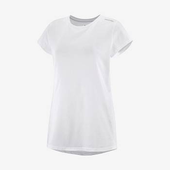 Salomon OUTLIFE SCOOP HEM TEE W Naisten T Paidat Valkoinen | FI-M1027