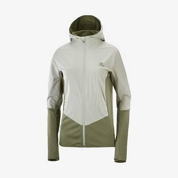 Salomon OUTLINE ALL SEASON HYBRID Naisten Huppari Oliivinvihreä | FI-W3670