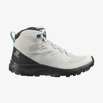 Salomon OUTLINE MID GORE-TEX Naisten Retkeilykengät Beige | FI-N1183