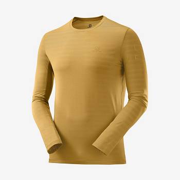 Salomon OUTLINE Miesten T Paidat Keltainen | FI-L2390