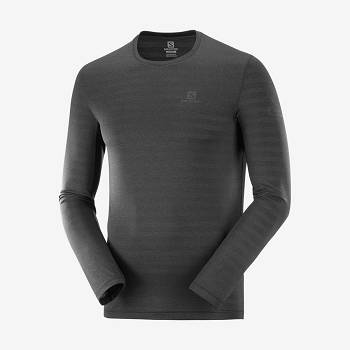 Salomon OUTLINE Miesten T Paidat Mustat | FI-N1806