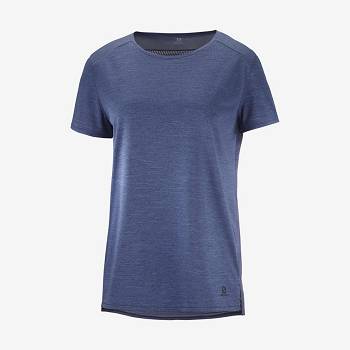 Salomon OUTLINE SUMMER Naisten T Paidat Laivastonsininen | FI-S1590