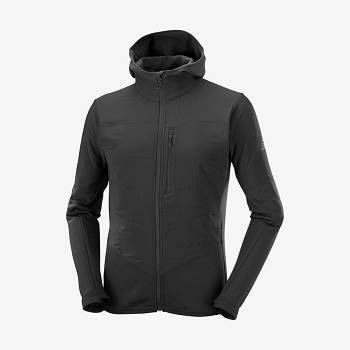 Salomon OUTLINE WARM HYBRID Miesten Huppari Mustat | FI-L2516